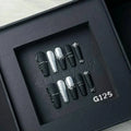 Matte It Black & Polish Me Chrome Long Coffine Nails G125